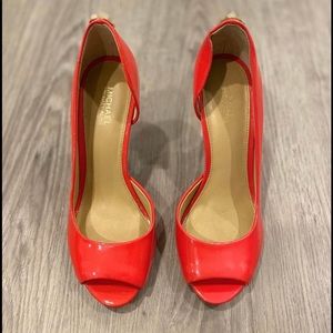 pink Michael Kors heels